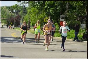 Coming up to the finish