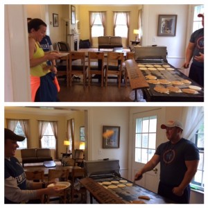 Runners and flap jack catchers