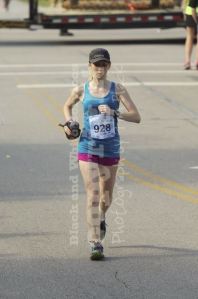 Making my way to the finish