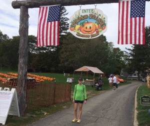 Post race visit to Pumpkin Village