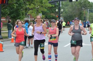 Coming into the finish line. 